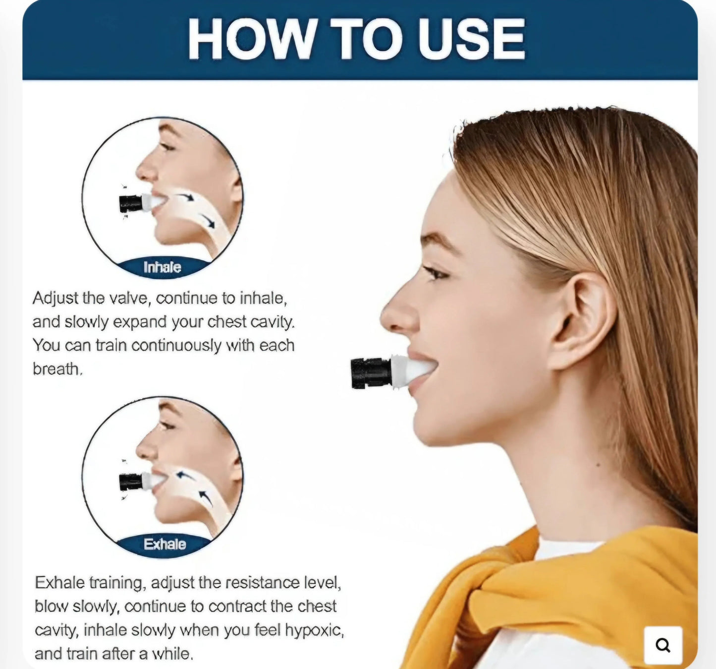 Breathing exerciser with adjustable resistance