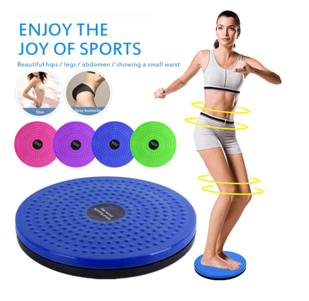 Waist twisting disk for home training