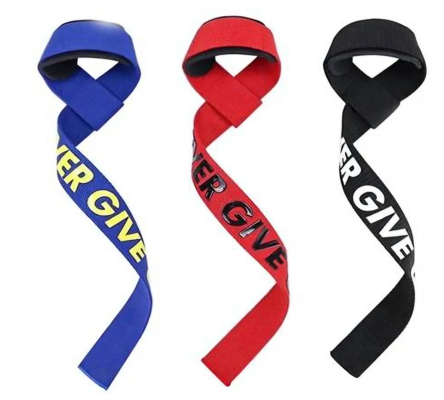 Weight lifting straps for grip support during gym training
