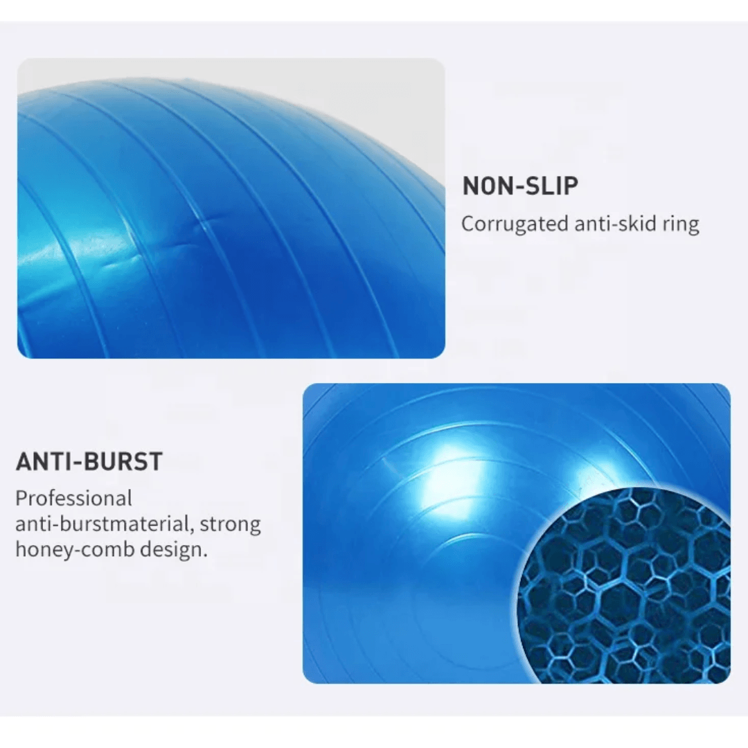 65cm gym ball for fitness and core workouts