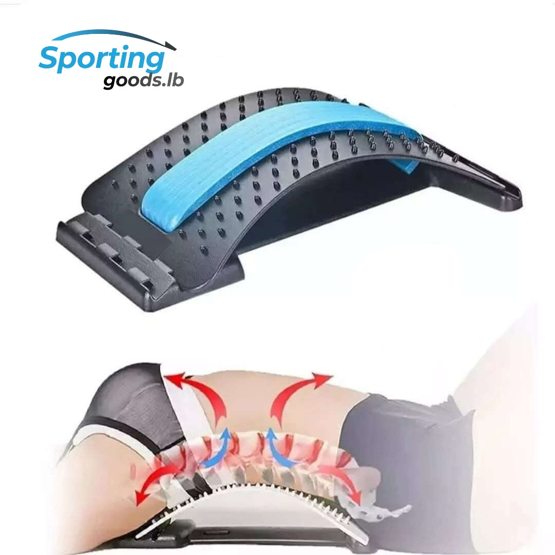 Lumbar back stretcher for posture and lower back support
