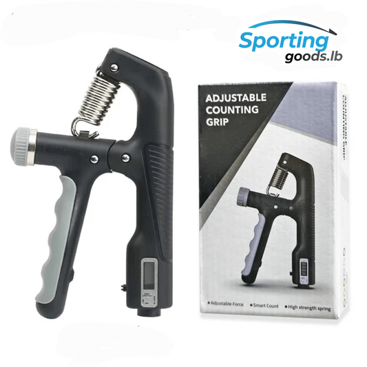 Hand grip trainer with counter