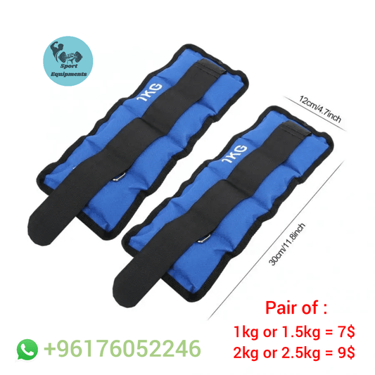 Ankle weight straps for training