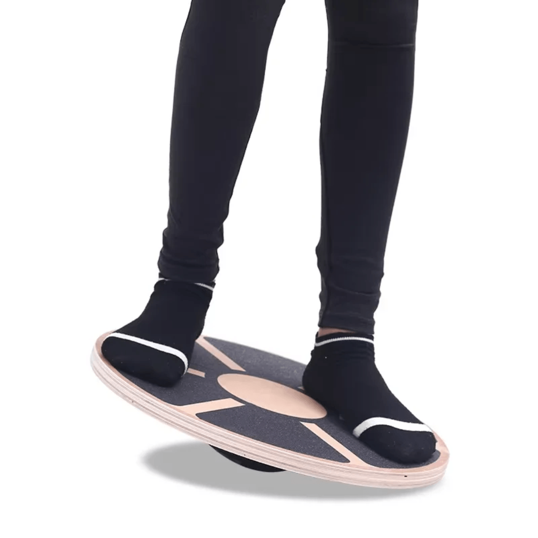 Circular balance plate for core stability training
