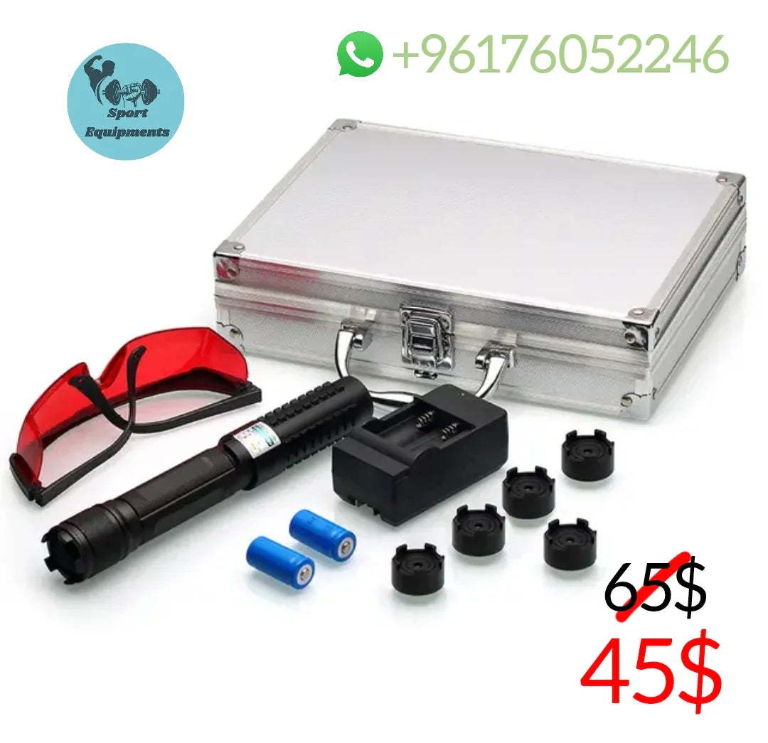 Heavy duty blue laser pointer