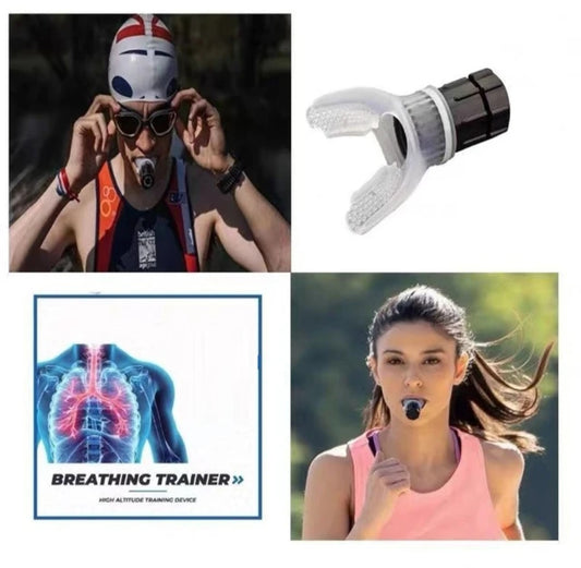 Breathing exerciser suitable for athletes to improve performance