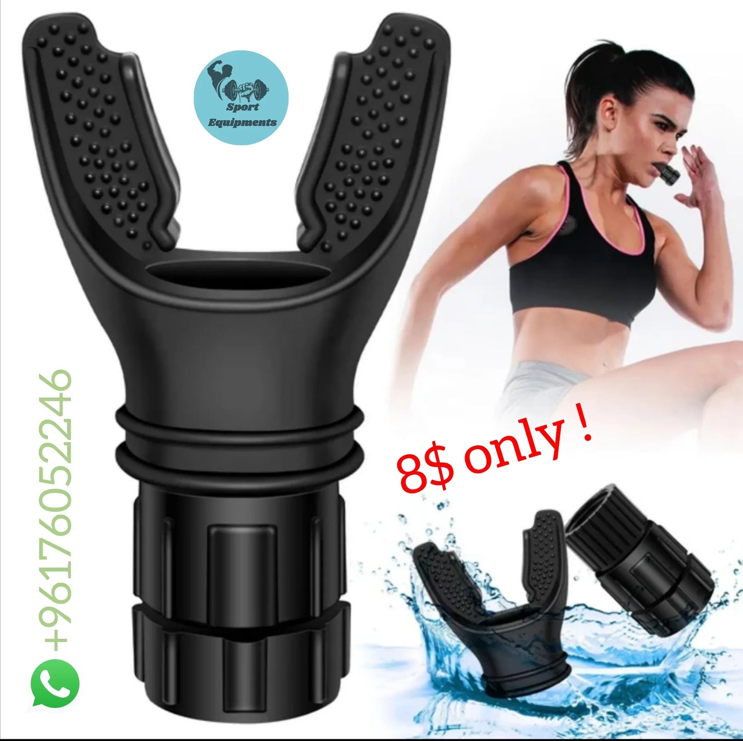 Breathing trainer for increasing lung capacity and better breathing 