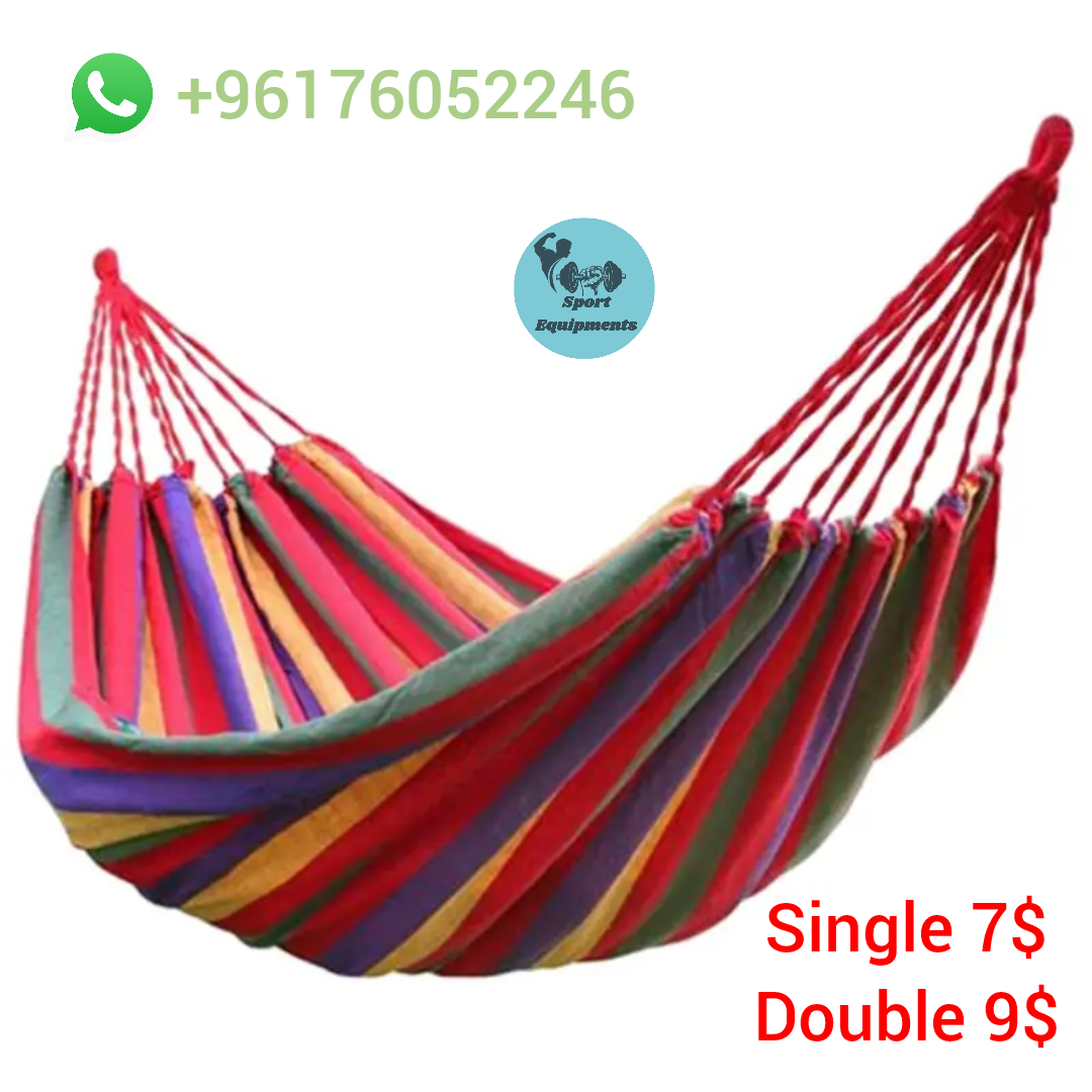 Camping hammock portable outdoor hammock with straps