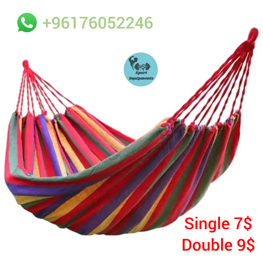 Camping hammock portable outdoor hammock with straps