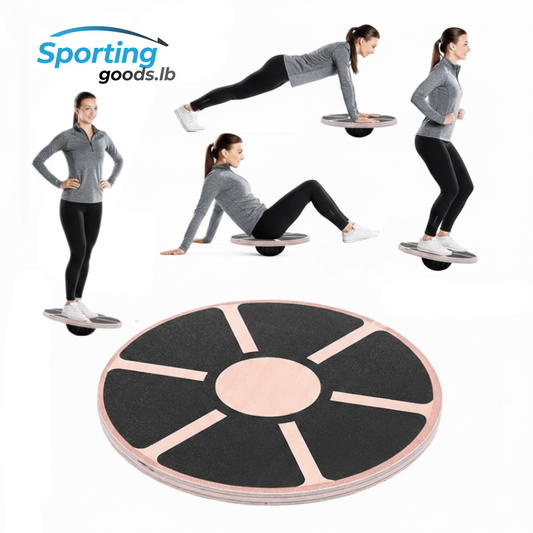Circular balance plate for core stability training