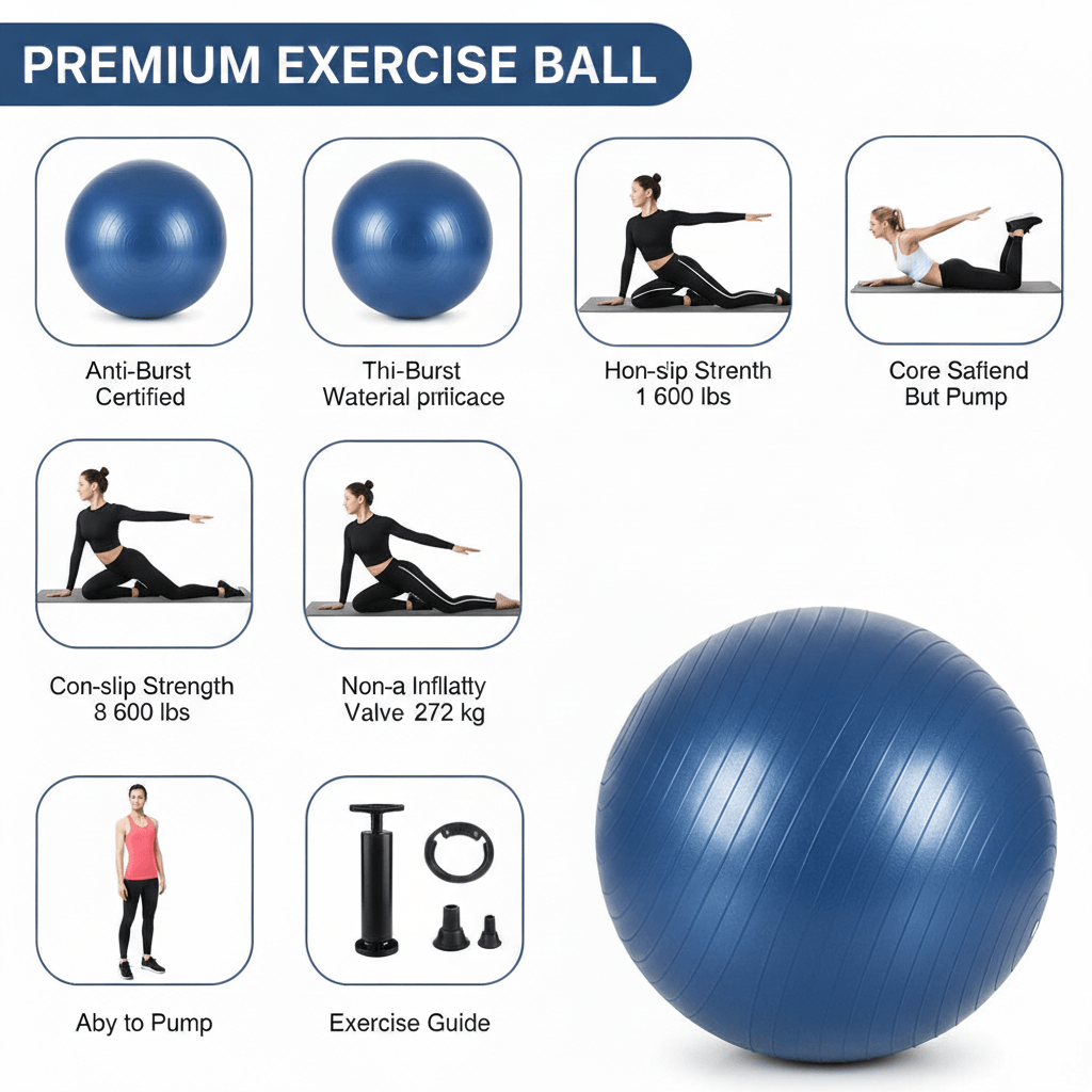 Exercise gym ball for fitness