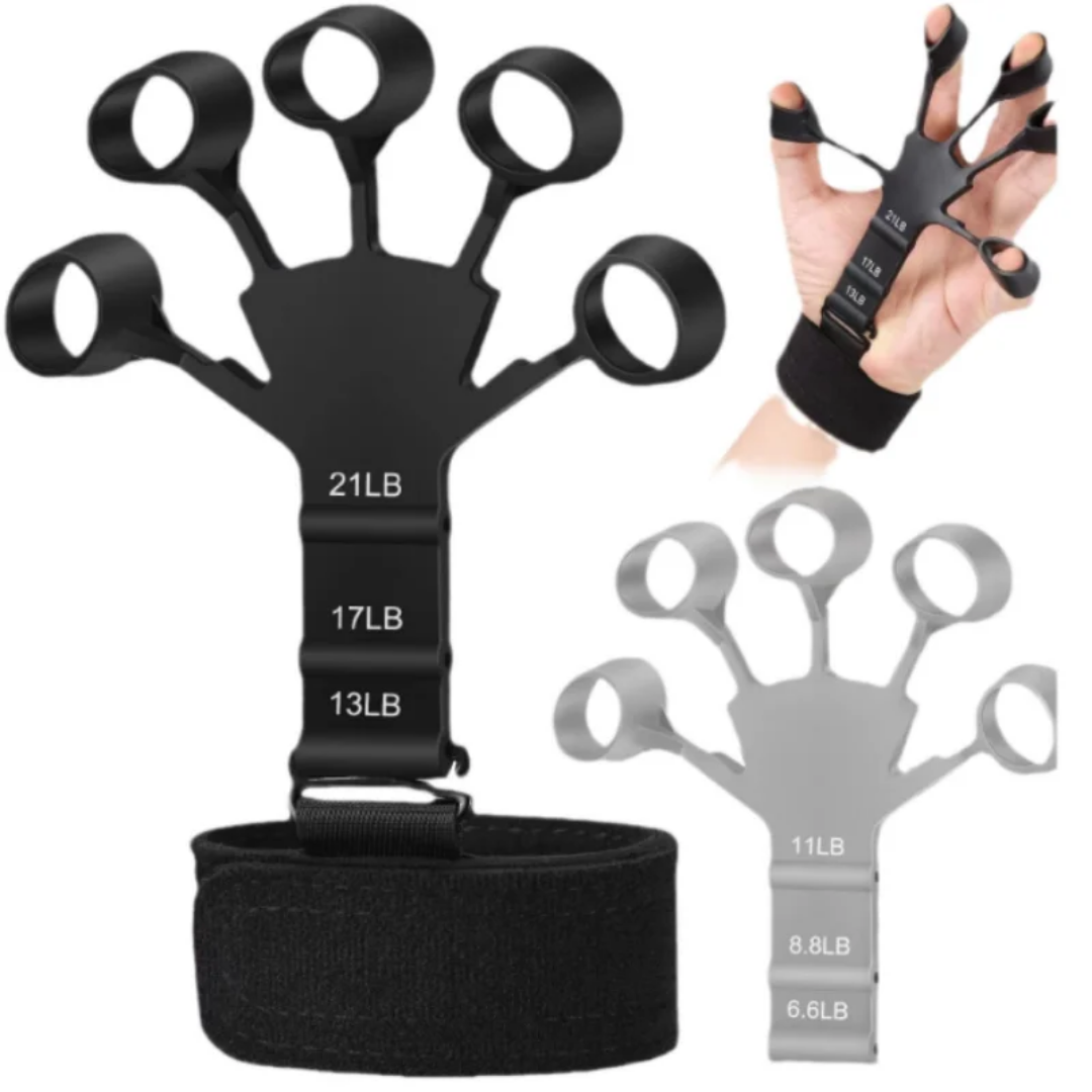 Hand finger exerciser resistance trainer for grip strength