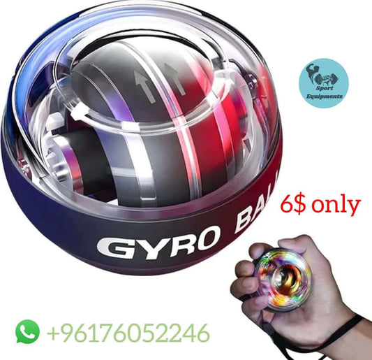 Gyro ball wrist exerciser for forearm training