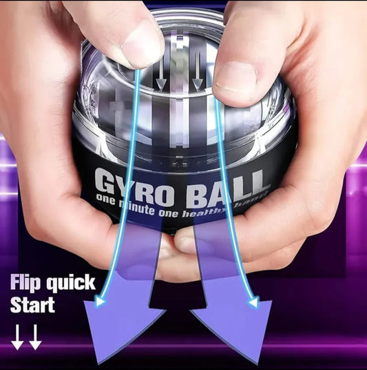 Gyroball for wrist training and forearm stengthening