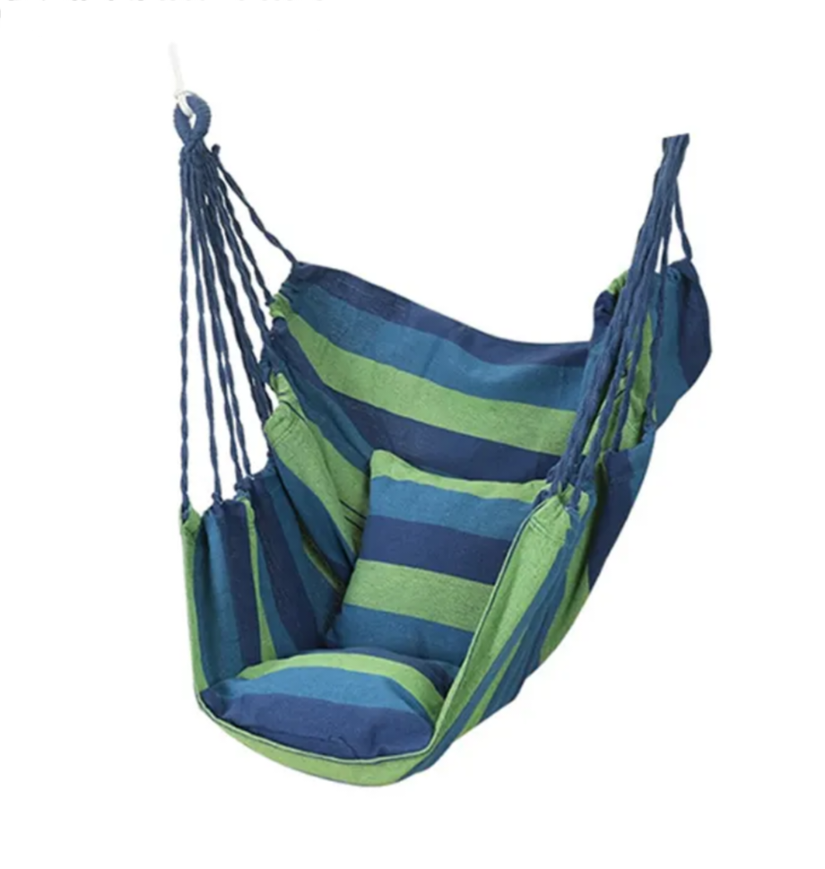 Hammock chair swing for balcony and outdoor use