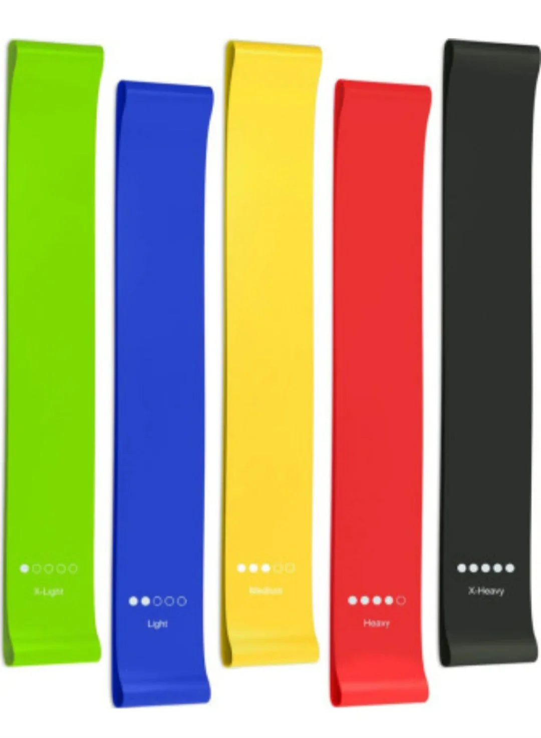 Mini loop resistance bands set for workout and glute training