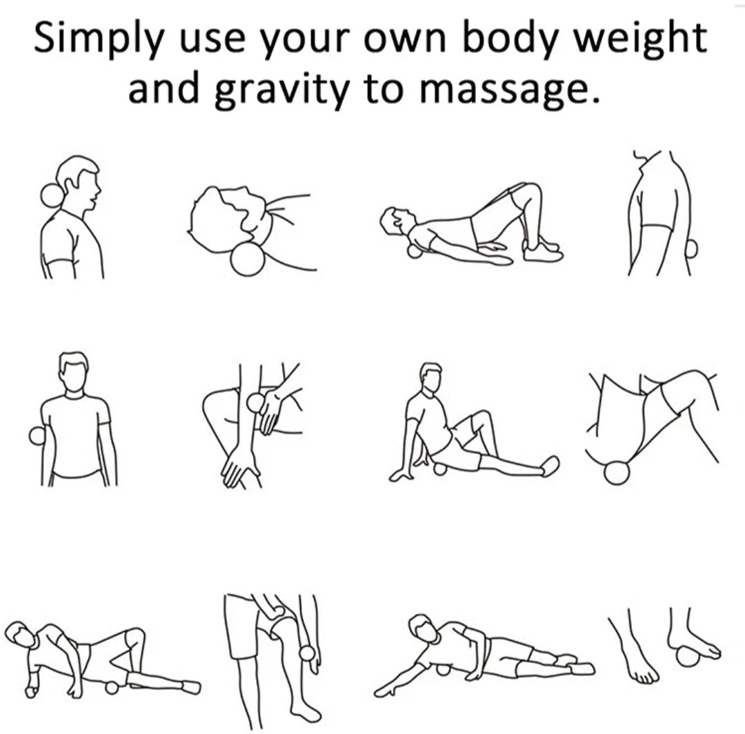 Massage ball for rehabilitation