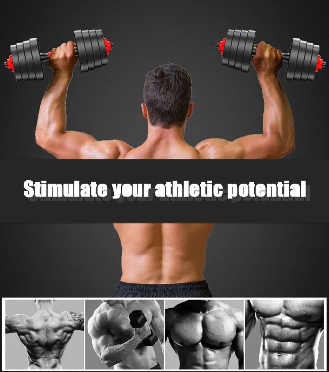 Adjustable dumbbells set