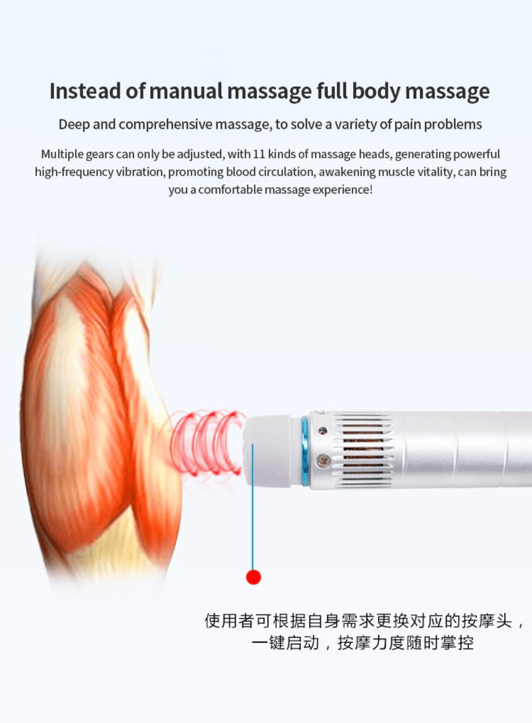 Portable shockwave therapy device for physical therapy use