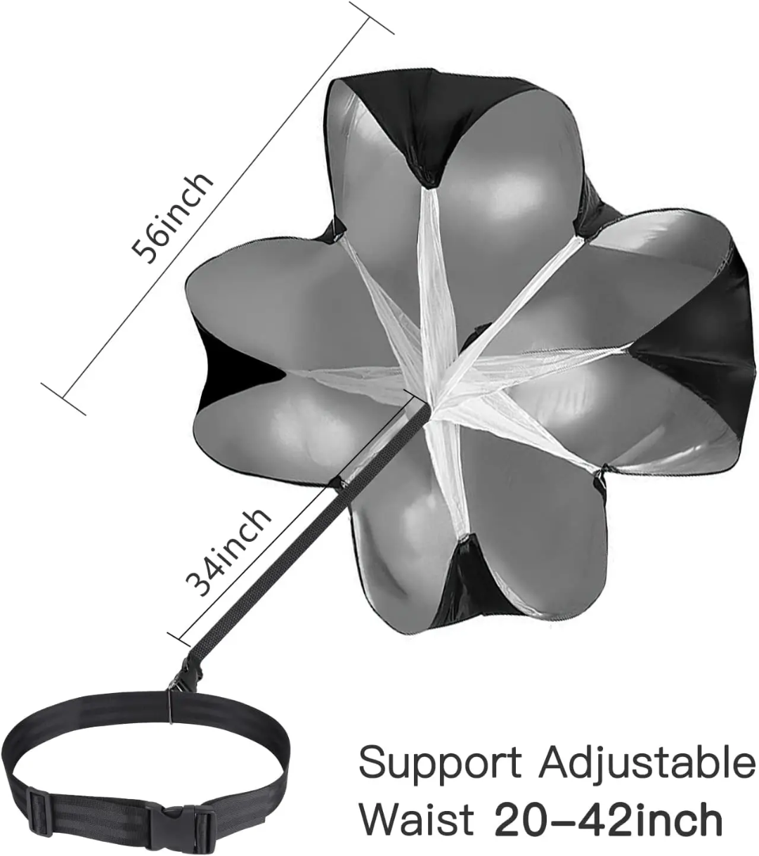 Speed training parachute for running resistance workout