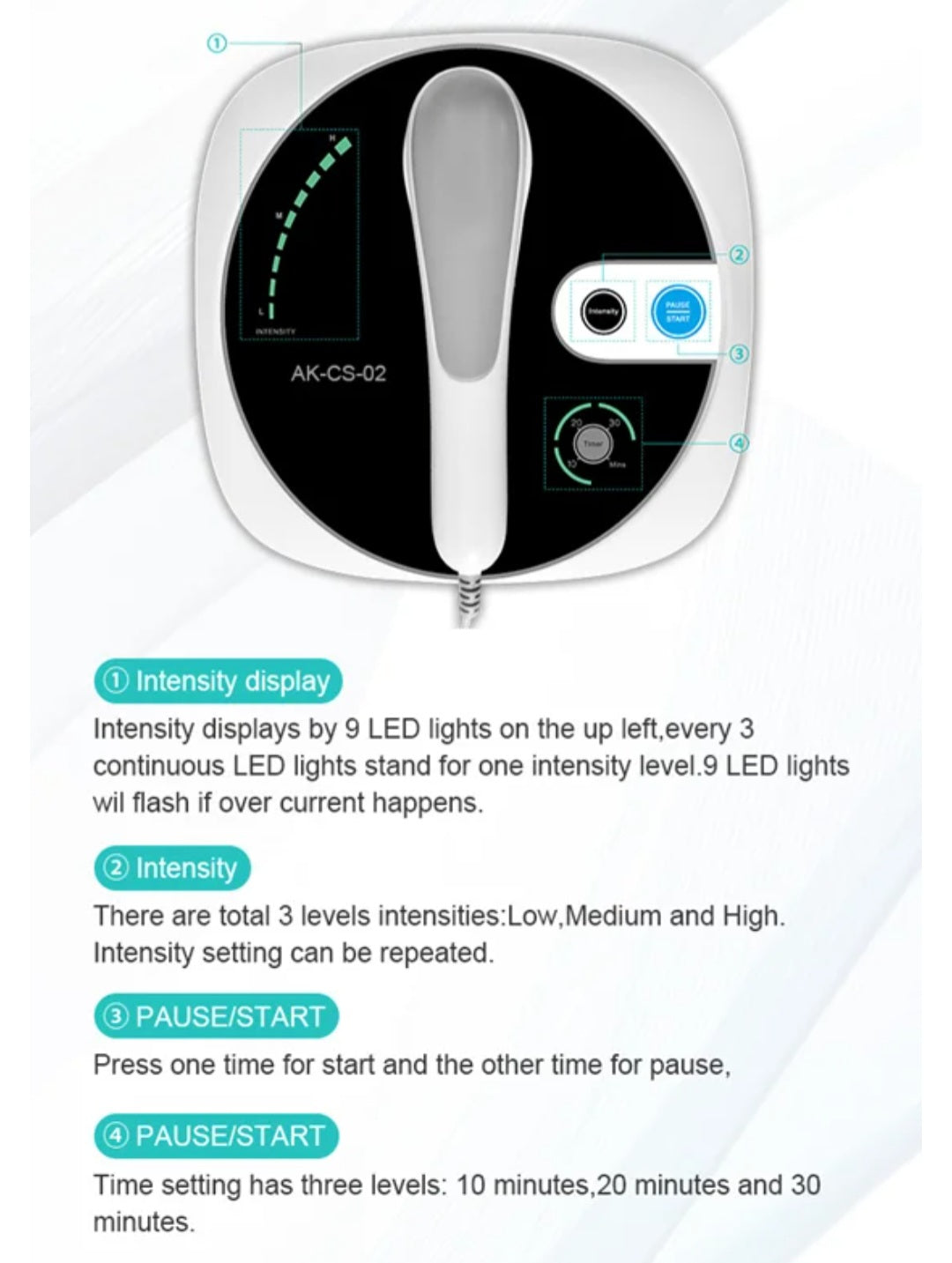 Ultrasound therapy device for muscle recovery and rehabilitation