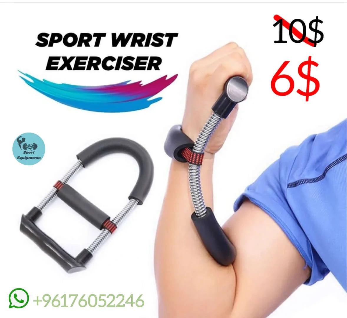 Sport wrist exerciser for forearm strengthening
