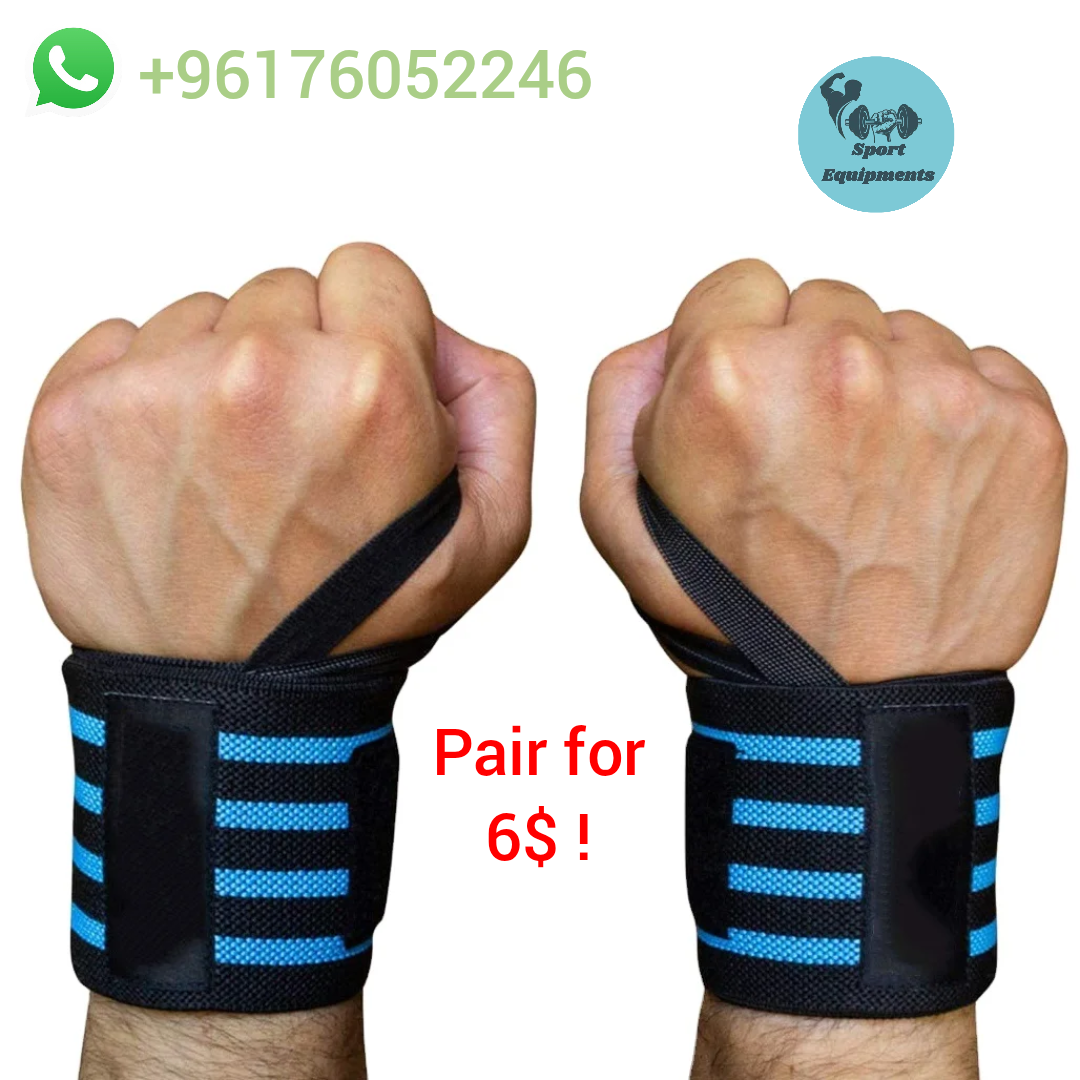 Pair of wrist wraps support for training