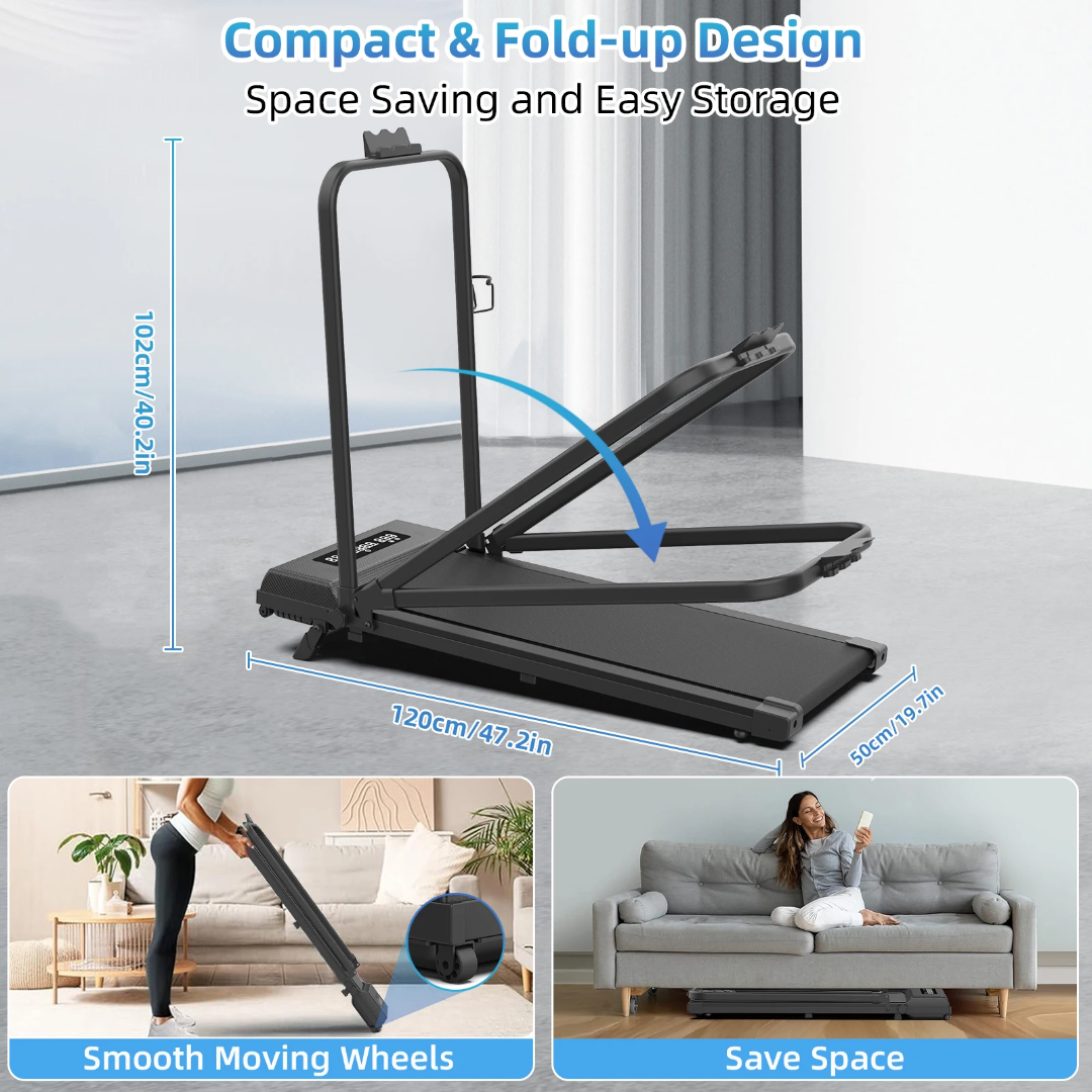 Foldable walking pad