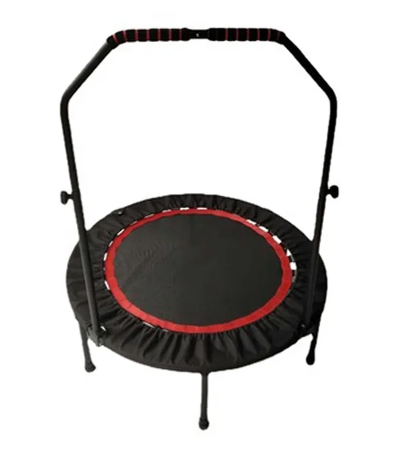 Circular trampoline with handles