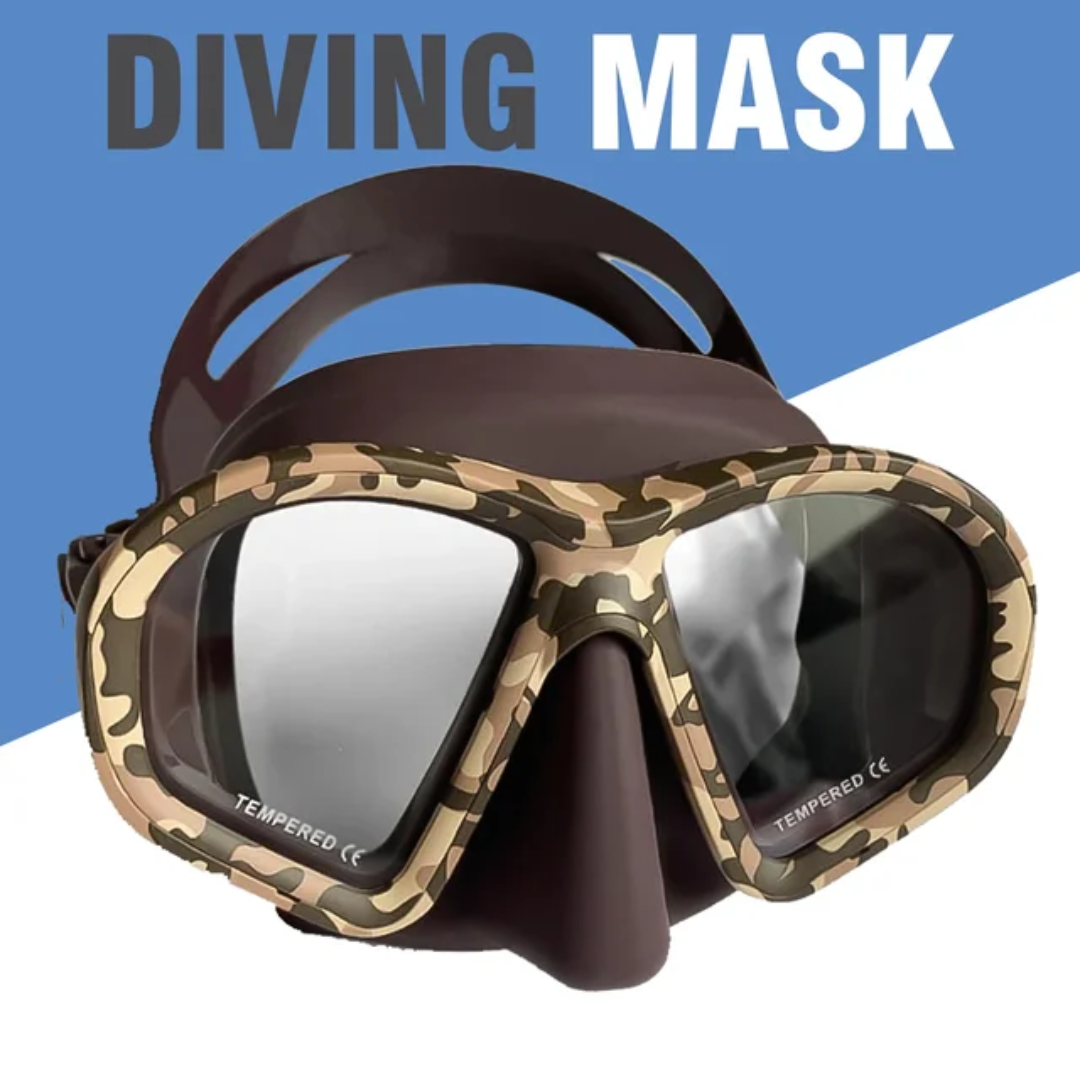 Professional Tempered Glass Diving Mask