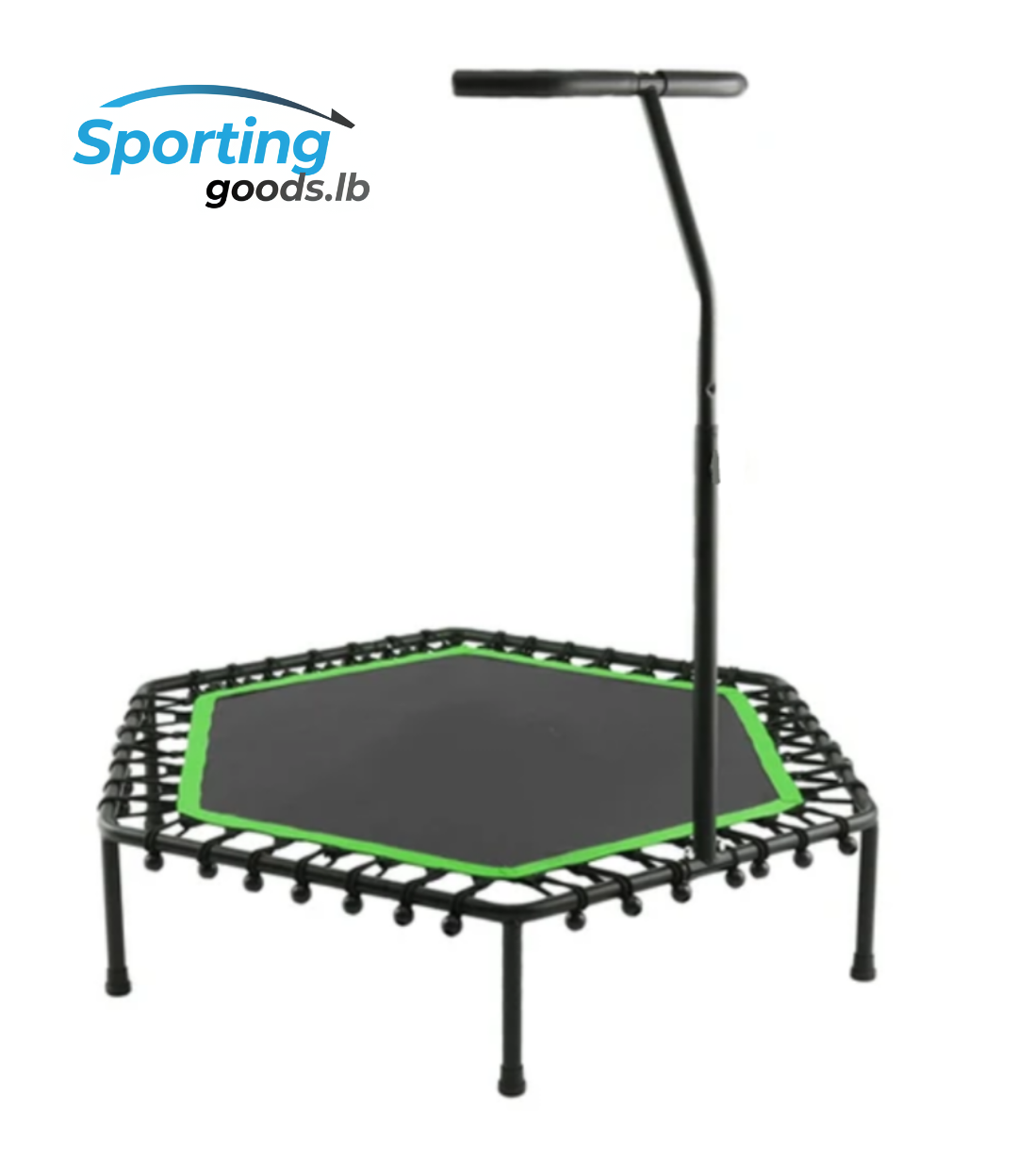 Hexagon Indoor Trampoline with handles