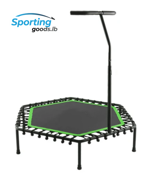 Hexagon Indoor Trampoline with handles