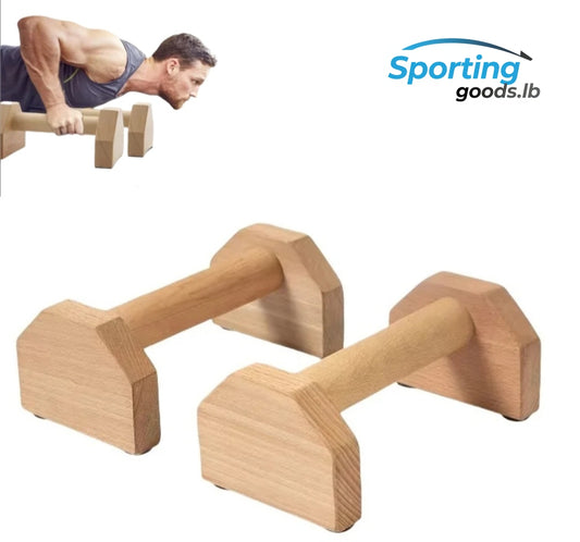 25cm wooden push up bars